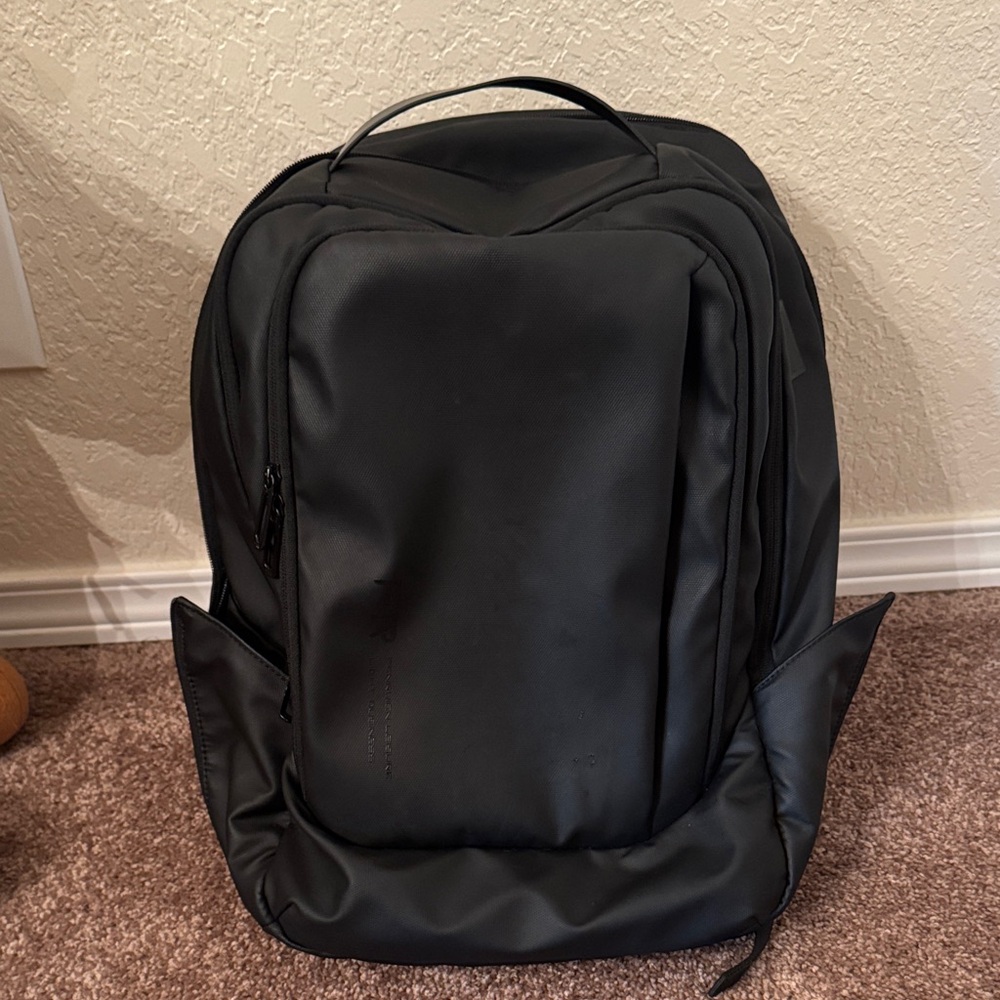 Sleek Black Travel Backpack